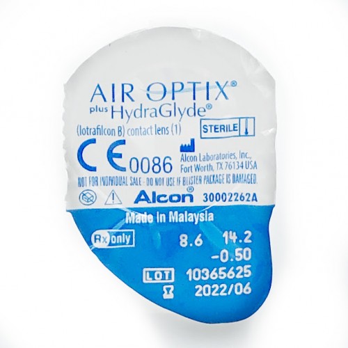 Air Optix Plus Hydraglyde 6 Μηνιαίοι Φακοί Επαφής μυωπίας-υπερμετρωπίας
